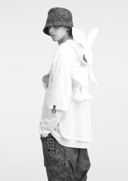 画像4: beauty:beast　PIXEL CAMOUFLAGE RABBIT PACK　BLACK (4)