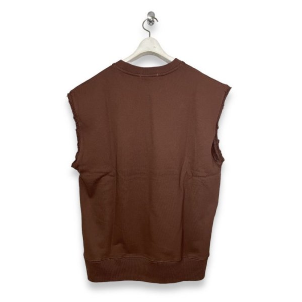 画像2: TENDER PERSON　 AIRBRUSHED CUTSLEEVE VEST　BROWN (2)