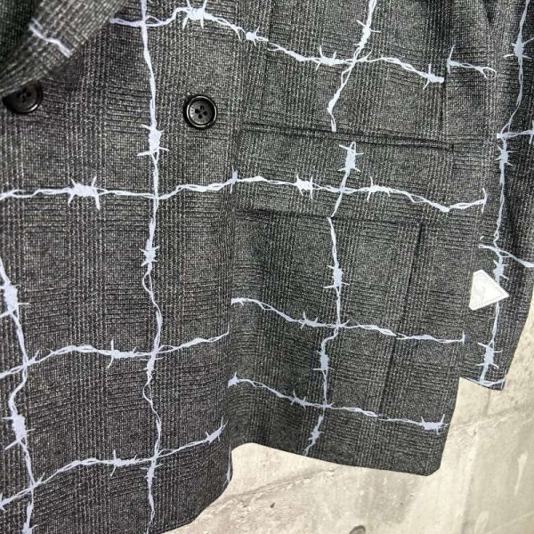 画像5: el conductorH　WIRE CHECK DOUBLE BREASTED FRANKENSTEIN JKT (5)