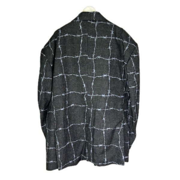 画像2: el conductorH　WIRE CHECK DOUBLE BREASTED FRANKENSTEIN JKT (2)