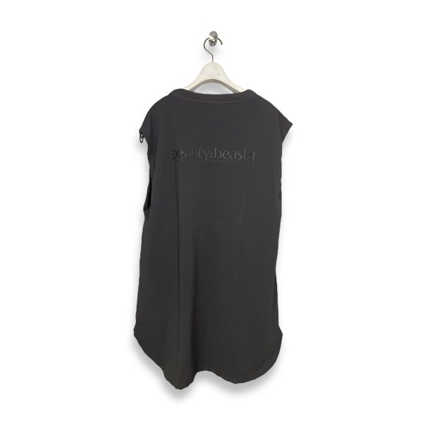 画像5: beauty:beast　DARK KNIGHT SLEEVE-LESS TEE　D.GRAY (5)