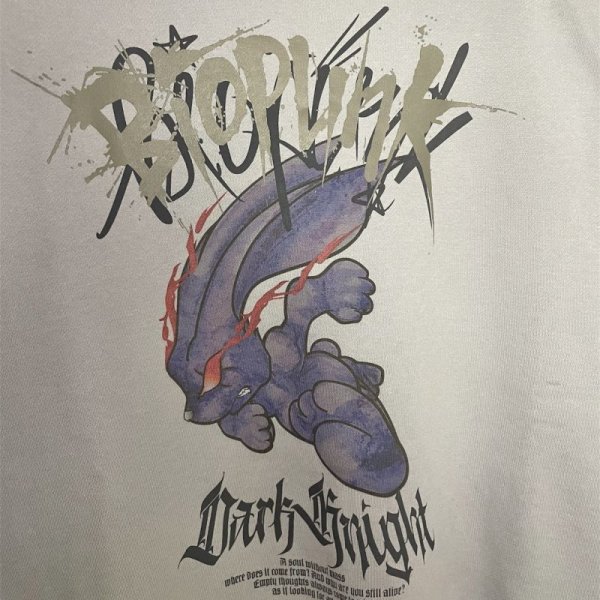 画像2: beauty:beast　bb-31005 DARK KNIGHT SLEEVE-LESS HOODED　L.GRAY (2)