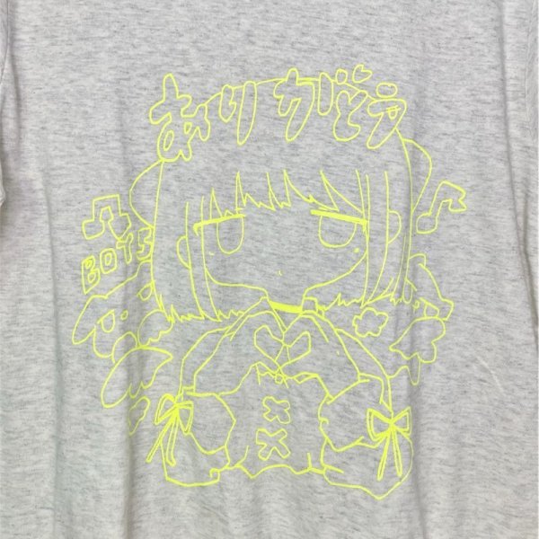 画像2: boys in the band ありがとうTee 灰×ネオンイエロー (2)