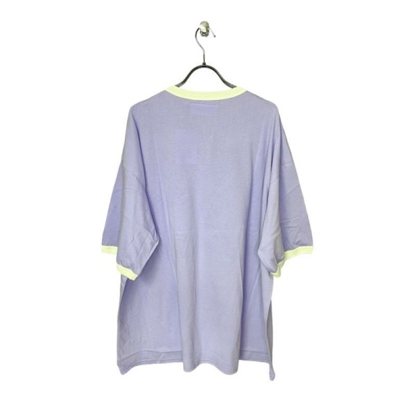 画像3: el conductorH　OVERSIZED TRIM T-SHIRT 'ROSE　LAVENDER (3)