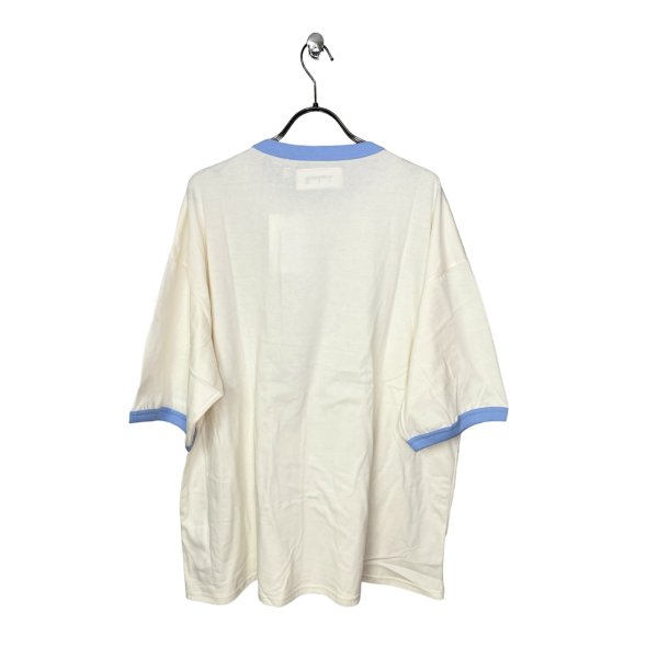 画像4: el conductorH　OVERSIZED TRIM T-SHIRT 'ROSE　WHT (4)