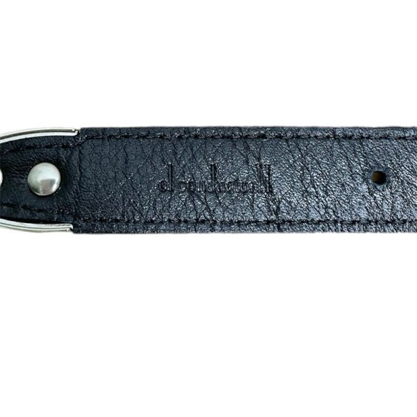 画像4: el conductorH LEATHER TRAPEZOID STUDS BRACELET BK (4)