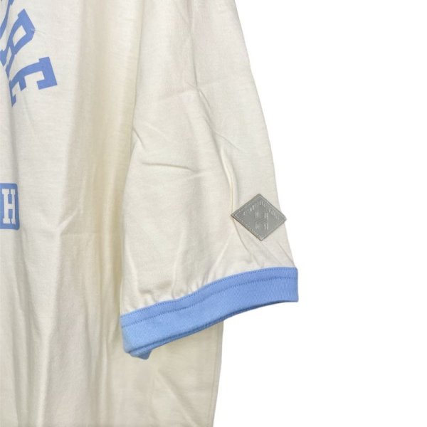 画像3: el conductorH　OVERSIZED TRIM T-SHIRT 'ROSE　WHT (3)