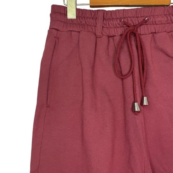 画像3: el conductorH　COTTON DESTROYED SHORTS　MAROON (3)