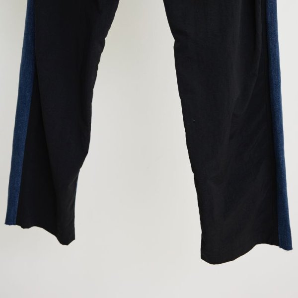 画像8: BODYSONG.　REMODELED DENIM BAG ＋ LAYERED TRAINING PT　BLACK (8)
