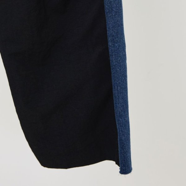 画像9: BODYSONG.　REMODELED DENIM BAG ＋ LAYERED TRAINING PT　BLACK (9)