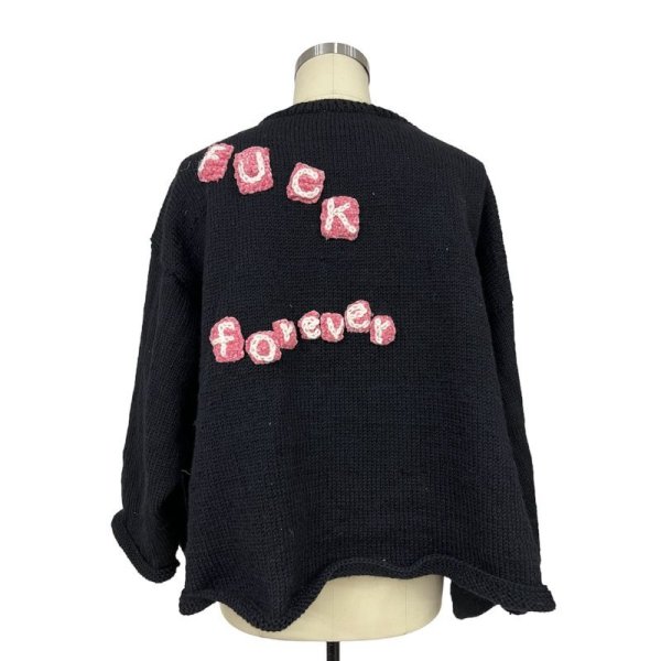画像3: KIDILL 24AW KL871 BAMBI HAND KNITTED SWEATER BLACK (3)