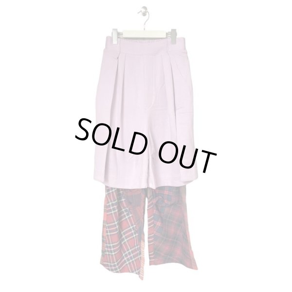 画像1: BASEMARK　REMAKE LAYERED PANTS　PINK (1)