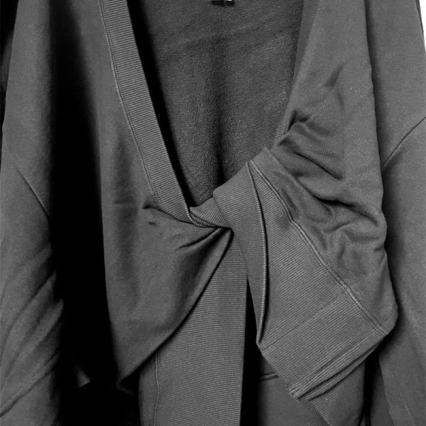 画像2: BASEMARK　ASYMMETRY SHORTS PULLOVER　BLACK (2)