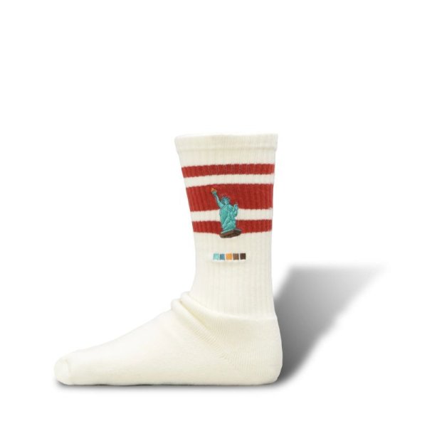 画像2: decka 80's Skater Socks | Embroidery | New York (2)
