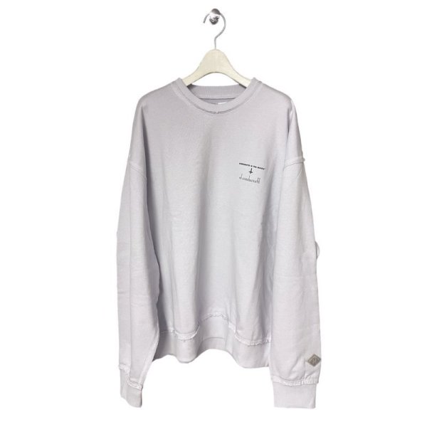 画像2: el conductorH ×NISHIMOTO IS THE MOUTH COTTON CLASSIC CREWNECK SWEATER LAVENDER (2)
