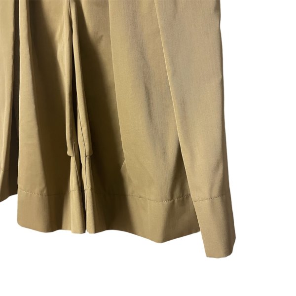 画像3: BASEMARK　WOOL HALF TUCKED PANTS　BEIGE (3)