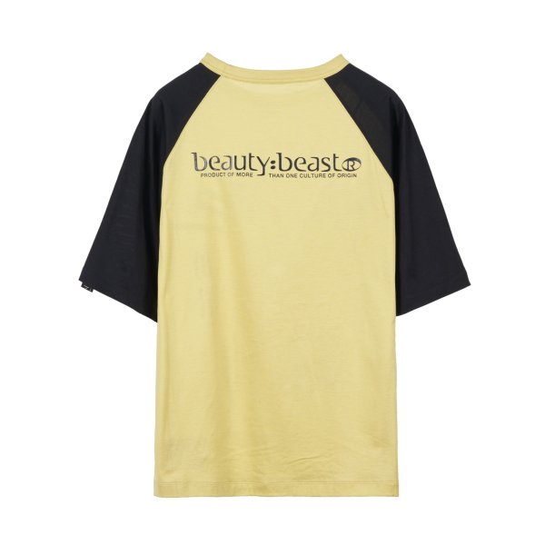 画像2: beauty:beast　S/S TEE (PRIMO)　BLACK×YELLOW (2)