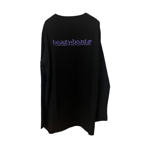 画像2: beauty:beast　L/S TEE (DARK KNIGHT)　BLACK (2)