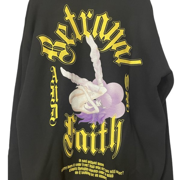 画像2: beauty:beast　CREWNECK SWEAT SHIRT (Primo)　BLACK (2)