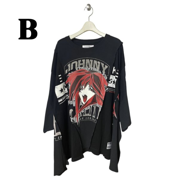 画像5: beauty:beast　RE-MAKE S/S TEE TYPE2　BLACK (5)
