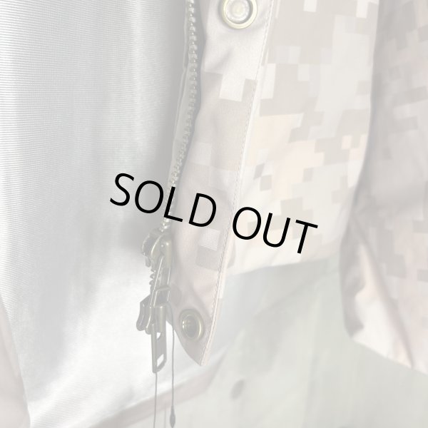 画像6: beauty:beast　PIXEL CAMOUFLAGE PUFFER JACKET　BEIGE (6)