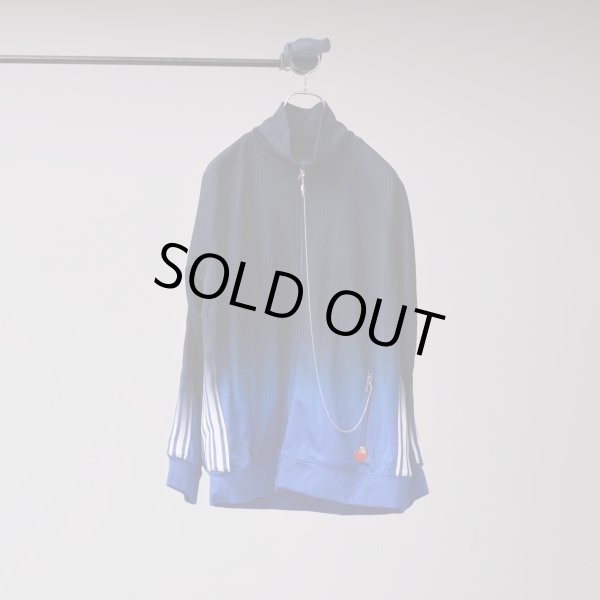 画像1: BODYSONG.  25SS　GRADIENT DYED TRACK JACKET 03　BLUE (1)