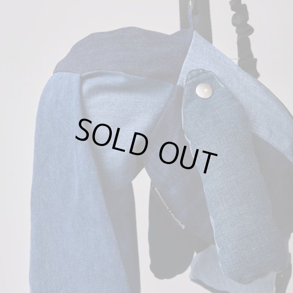 画像2: BODYSONG.  25SS　VINTAGE CLOTHING RECONSTRUCTION BAG! (RABBIT　NAVY (2)