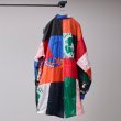 画像2: BODYSONG.  25SS　PATCHWORK MIL COAT MADE BY DISASSEMBLING AND RECONSTRUCTING A VINTAGE COACH JACKET　MIX (2)