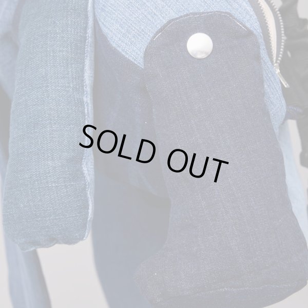 画像4: BODYSONG.  25SS　VINTAGE CLOTHING RECONSTRUCTION BAG! (RABBIT　NAVY (4)