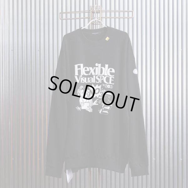 画像2: FlexibleVisual SPCE™ 25SS　FVS26 FVS Sweatshirt　BLACK (2)