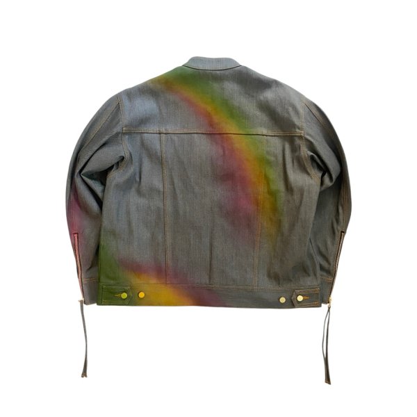 画像2: LIBRIO MENDONÇA　DENIM JACKET / GRAY THERMOGRAPHY　GRAY (2)