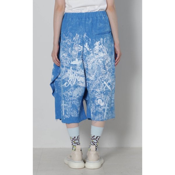 画像6: BASE MARK Simeon × Flil Wide Half Sweat BLUE (6)