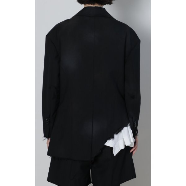 画像8: BASE MARK　Crashed Wool JK　BLACK (8)