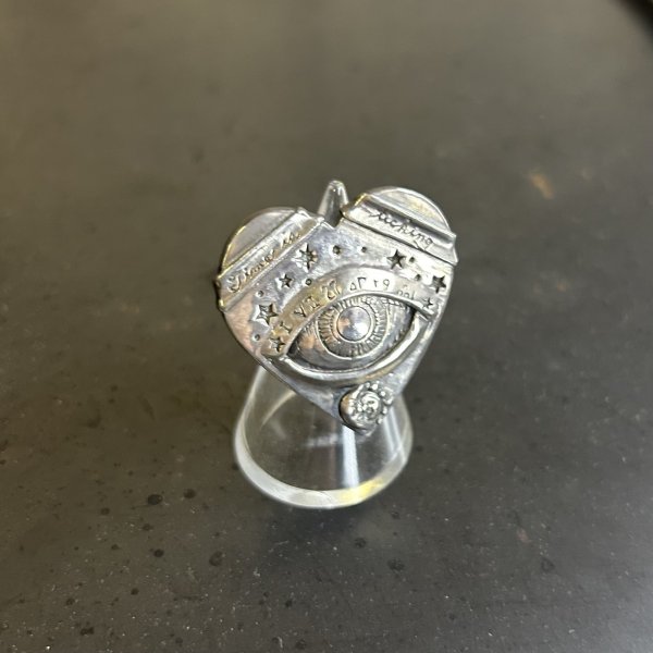 画像2: HOASHI YUSUKE　time is ticking/フリーリング　シルバー/ブラス (2)