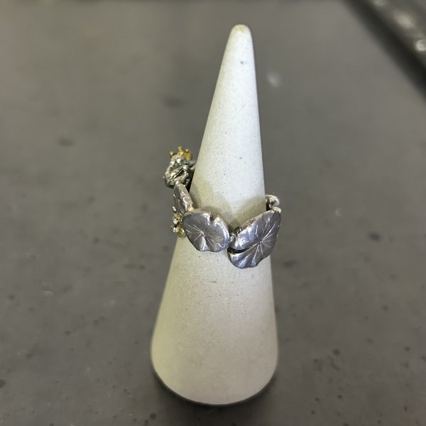 画像3: HOASHI YUSUKE　カエルの王様/リング　シルバー/ルビー (3)