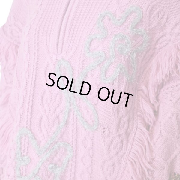 画像6: rurumu: 24AW　sailor collar half zip-up sweater　magenta (6)