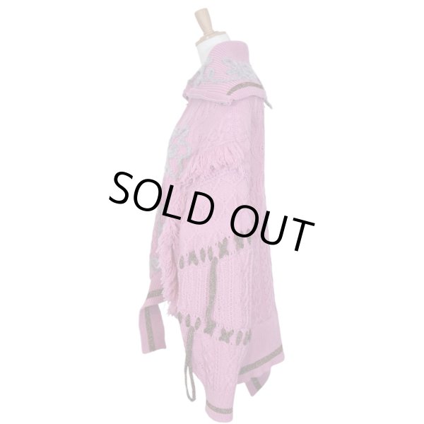 画像4: rurumu: 24AW　sailor collar half zip-up sweater　magenta (4)