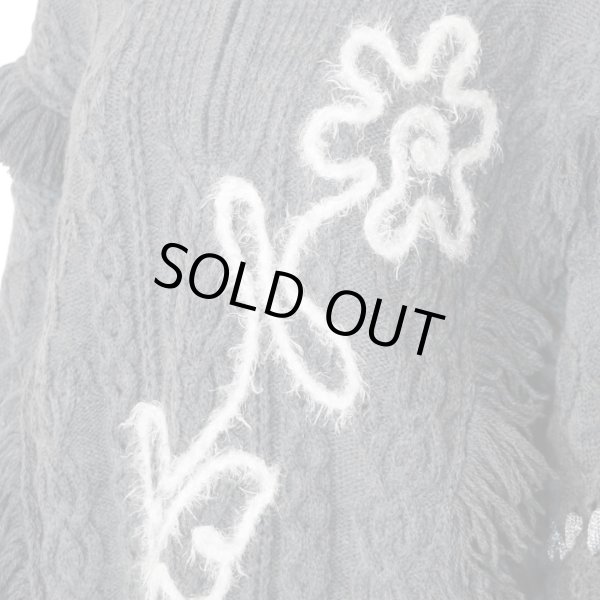 画像5: rurumu: 24AW　sailor collar half zip-up sweater　gray (5)