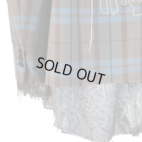 画像7: rurumu: 24AW　Ainsel embroidery cut out jacket　smoky blue (7)