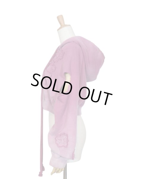 画像3: rurumu: 24AW Ainsel applique gradation hoodie magenta (3)