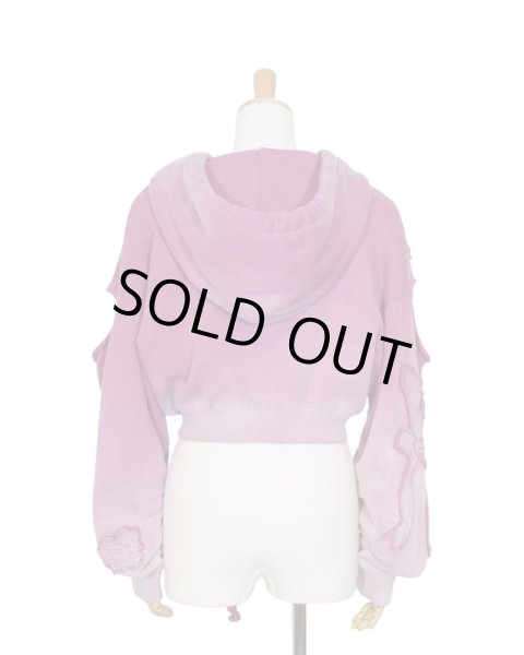 画像4: rurumu: 24AW Ainsel applique gradation hoodie magenta (4)