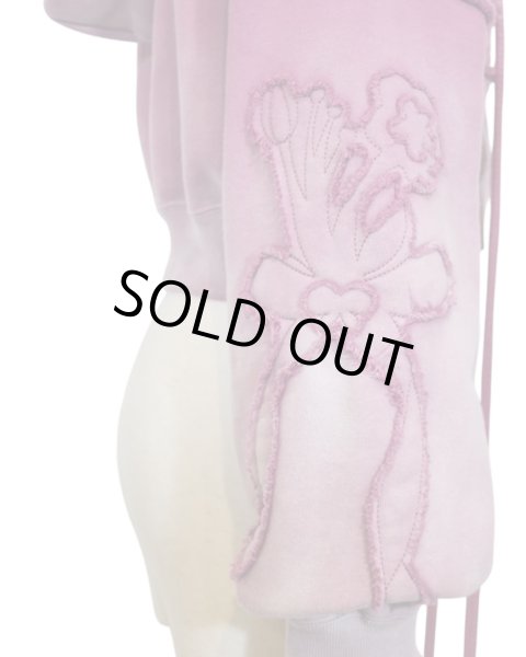 画像6: rurumu: 24AW Ainsel applique gradation hoodie magenta (6)