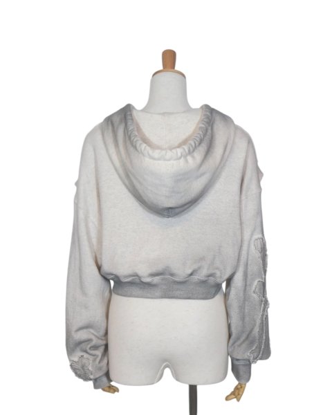 画像4: rurumu: 24AW Ainsel applique gradation hoodie ivory (4)