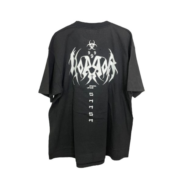 画像2: KIDILL 25SS　KL957 HO99O9 ARTIST T-SHIRT HARD WASH HO99O9 COLLABRATION　WASHED BALCK (2)