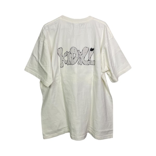 画像2: KIDILL 25SS　KL952 PUNK GIRL T-SHIRT HARD WASH ARTWORK BY KAE TANAKA　WASHED WHITE (2)