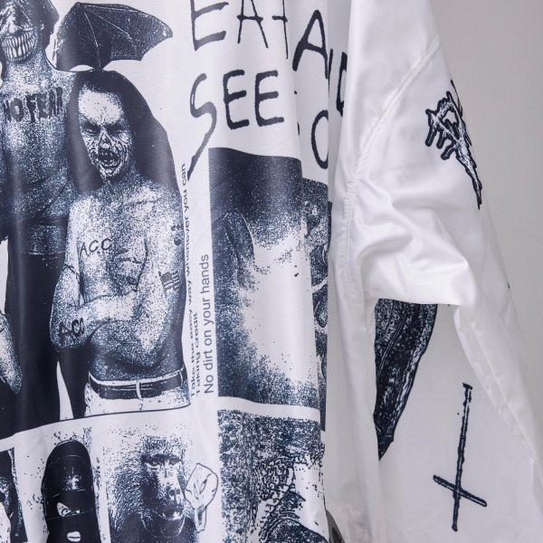 画像3: BODYSONG. 25SS　AIR-CONDITIONED JACKET/OHIANA　WHITE (3)