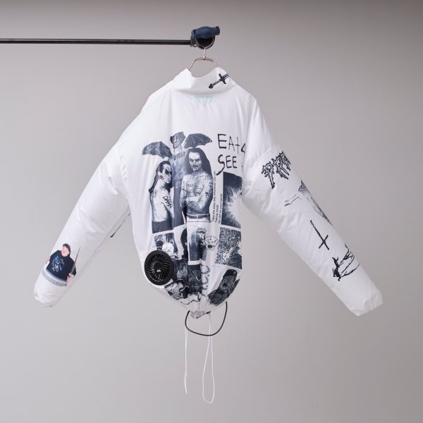 画像7: BODYSONG. 25SS　AIR-CONDITIONED JACKET/OHIANA　WHITE (7)