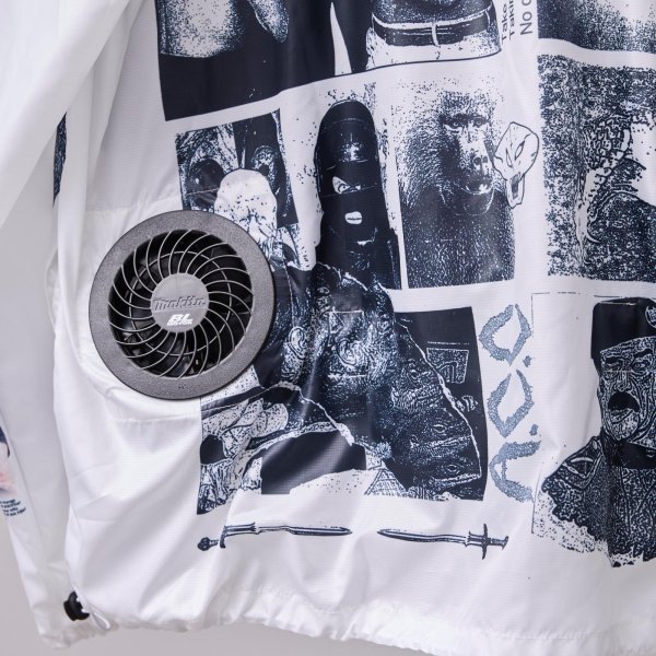 画像4: BODYSONG. 25SS　AIR-CONDITIONED JACKET/OHIANA　WHITE (4)