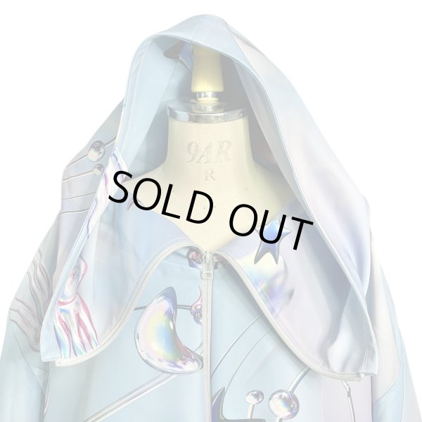 画像3: BALMUNG　グラフィックハイネックビッグパーカー　Water (3)