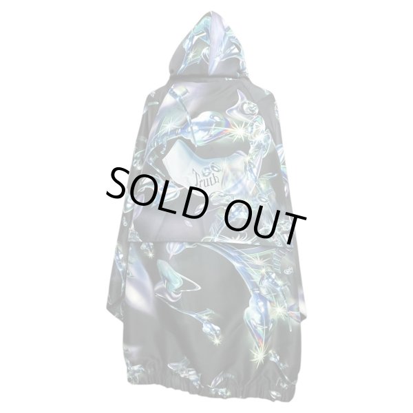 画像7: BALMUNG グラフィックハイネックビッグパーカー Black (7)